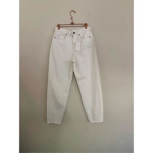 NWT Ted baker‎ white barrel leg denim jeans size 27
